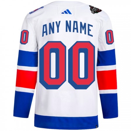 New York Rangers Dresy Personalizované 2024 Premium Stadium Series Adidas Bílý - Pánské